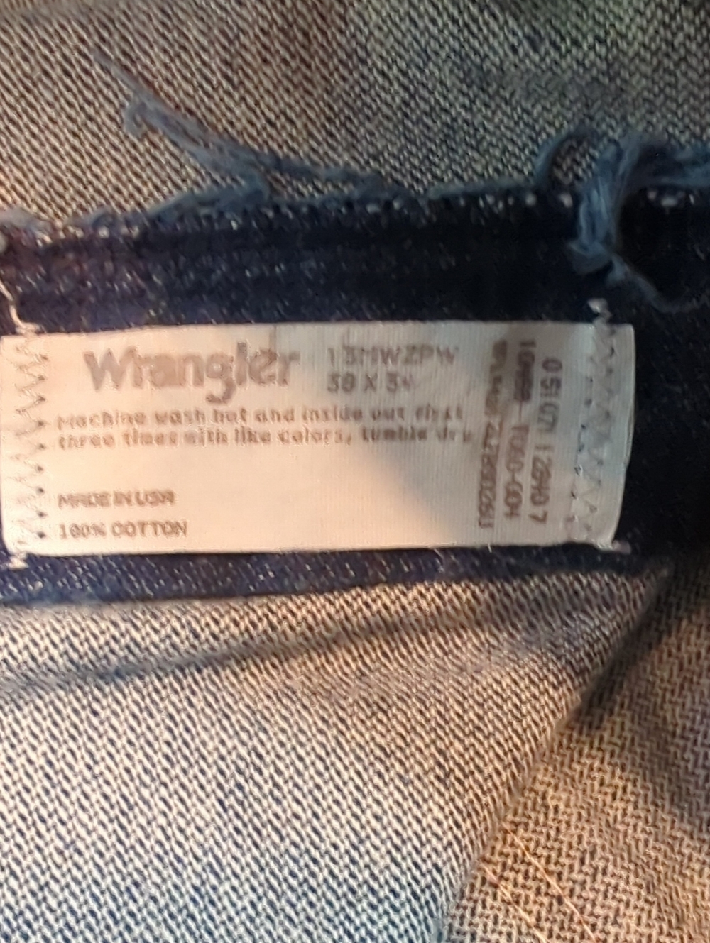 Vintage 1980s Wrangler Mens Cowboy Cut Jeans Waist Size 38 - Picture 2 of 8